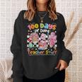 100th Day Of School Teacher 100 Days Coffee Books Sweatshirt Gifts for Her
