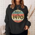 1970年生まれの1970年最高の誕生日プレゼント スウェットシャツ 彼女への贈り物