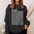 314 円周率の日 数学 非合理数 円周率 長袖tシャツ スウェットシャツ 彼女への贈り物