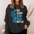 3Dプリンター印刷3d印刷モデルメーカーギフト3dプリンター スウェットシャツ 彼女への贈り物