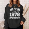 40歳の誕生日ギフトtシャツ Made In 1978 1978 シャツ スウェットシャツ 彼女への贈り物