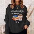 67 Meme English Teacher Reading Book Lover Humor Sweatshirt Gifts for Her