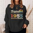 70 歳の誕生日 男性 オリジナル ヴィンテージ 1955 年 ギフト スウェットシャツ 彼女への贈り物