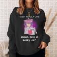 Anime Shirt Cat Lover Book Lover Reading Anime Lover Sweatshirt Gifts for Her Anime Shirt Cat Lover Book Lover Reading Anime Lover Sweatshirt Gifts for Her