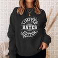 Bates 面白い 苗字 ファミリーツリー 誕生日 同窓会 ギフトアイデア 長袖tシャツ スウェットシャツ 彼女への贈り物