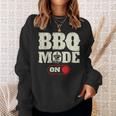 Bbqモードオン バーベキュー愛好家 グリル バーベキュー スウェットシャツ 彼女への贈り物