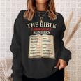 The Bible Book Of Emergency Numbers Religious Christian Sweatshirt Gifts for Her