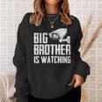 Big Brother Is Watching Government Massurveillance Cctv スウェットシャツ 彼女への贈り物