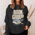 Book Group Reader Club Crew Cozy Nights Book Club Sweatshirt Gifts for Her