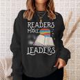 Book Lovers Librarians Avid Readers Make Leaders Bookworms Sweatshirt Gifts for Her
