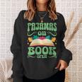Book And Pajama Pajamas On Book Open Sweatshirt Gifts for Her