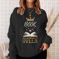 Book Queen Book Lovers Bookworm Reading Novelty Shirt Sweatshirt Gifts for Her