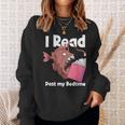 Book Reading Anglerfish I Read Past My Bed Time Librarian Sweatshirt Gifts for Her