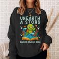 Book Sea Turtle Summer Reading 2026 Unearth a Story Sweatshirt Gifts for Her