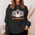 Books Lovers Boo Scary GhostShirt Sweatshirt Gifts for Her