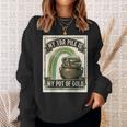 Books My TBR Pile Is My Pot Of Gold Rainbow Bookish Irish Sweatshirt Gifts for Her