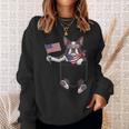 Boston Terrier Dog Pocket American Flag 4Th Of July Usa Sweatshirt Gifts for Her Boston Terrier Dog Pocket American Flag 4Th Of July Usa Sweatshirt Gifts for Her