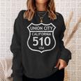 California Area Code 510 Union City Ca Hometate スウェットシャツ 彼女への贈り物