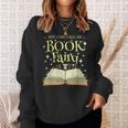 You Can Call Me Book Fairy Librarian Vintage Sweatshirt Gifts for Her