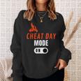 Cheat Day 高カロリー おもしろダイエット スウェットシャツ 彼女への贈り物
