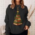 Christmas Book Tree Bookshelf Holiday For Readers Librarians Sweatshirt Gifts for Her Christmas Book Tree Bookshelf Holiday For Readers Librarians Sweatshirt Gifts for Her