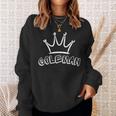 Coleman ファミリーネーム クールなコールマンの名前とロイヤルクラウン スウェットシャツ 彼女への贈り物