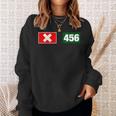 Cool 456 Code Number Illustration Novelty Graphic s スウェットシャツ 彼女への贈り物