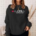 Cprインストラクター 応急処置 Emt Ems 救急救命士 Cprインストラクター スウェットシャツ 彼女への贈り物