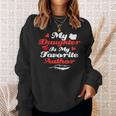 My Daughter Is My Favorite Author Book Novel Writer Sweatshirt Gifts for Her