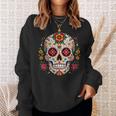Day Of The Dead シュガースカル Dia De Los Muertos スウェットシャツ 彼女への贈り物