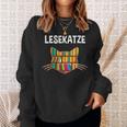 Die Tut Nix Die Will Nur Books Reading Reading Cat Men Women Kids Sweatshirt Gifts for Her
