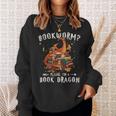 Dragon Book Shirt Bookworm Please I'm a Book Dragon Sweatshirt Gifts for Her