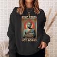 Drop Beats Not Bombs 反戦仏平和 スウェットシャツ 彼女への贈り物