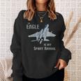 The Eagle Is Mypirit Animal F-15 戦闘機 飛行機 スウェットシャツ 彼女への贈り物