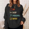 Eatleep ピックルボール リピート スポーツ レジャー ピックルボール スウェットシャツ 彼女への贈り物