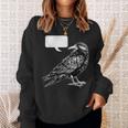 Edgar Allan Poe Nevermore Open To Interpretation Raven シャツ スウェットシャツ 彼女への贈り物