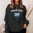 Edwin Diaz Heart New York Baseball Fansalentines スウェットシャツ 彼女への贈り物