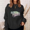 Fae Fairy Witchy Whimsigoth Goblincore Cottagecore Toad Frog スウェットシャツ 彼女への贈り物