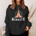 Fold Your Hands 瞑想 ナマステ スウェットシャツ 彼女への贈り物