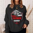 Freedom Convoy United Canada Truckers スウェットシャツ 彼女への贈り物