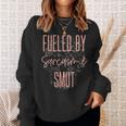 Fueled By Sarcasm Smut Romance Book Lover Sarcastic Women Sweatshirt Gifts for Her