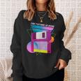 The Future Is Here フロッピーディスクディスクディスクレトロ80年代vaporwave スウェットシャツ 彼女への贈り物