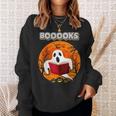 Ghost Reading Books Teacher Halloween Men Women Sweatshirt Gifts for Her Ghost Reading Books Teacher Halloween Men Women Sweatshirt Gifts for Her