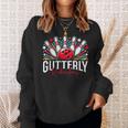 Gutterly とんでもないボーリングスポーツボウラー スウェットシャツ 彼女への贈り物