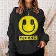 Hardcore Rave Music Raver 90S Edm Dj Rave House-Music Techno スウェットシャツ 彼女への贈り物