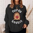 Hedgehog Book Sweatshirt Gifts for Her