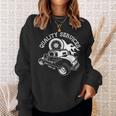 Hot Rodervice クラシック オールドアメリカンカー 自動車ガレージ スウェットシャツ 彼女への贈り物