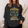 I'm Not A Bookworm I'm A Book Dragon Sweatshirt Gifts for Her I'm Not A Bookworm I'm A Book Dragon Sweatshirt Gifts for Her