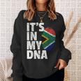 It's In My Dnaouth African Africa Flagスウェットシャツ 彼女への贈り物