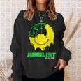 Junglist ドラムとベース Dnb スマイリー スウェットシャツ 彼女への贈り物